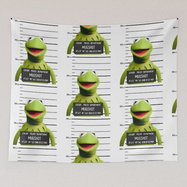 Item preview, Kermit Mugshot designed and sold by madebysana.