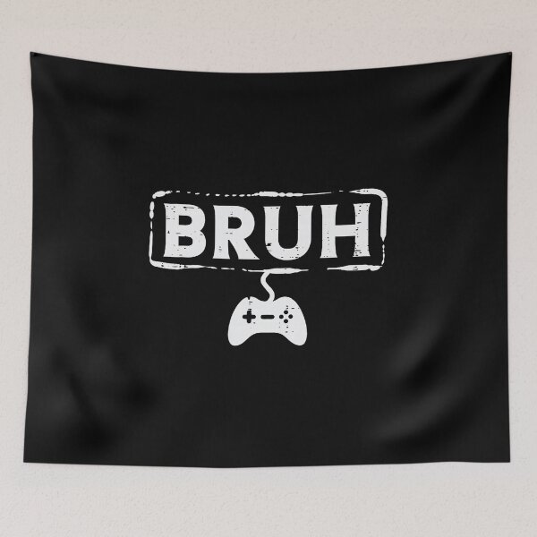 Item preview, Bruh Gamer Funny Gaming Minimal Text  designed and sold by FGTV2021.
