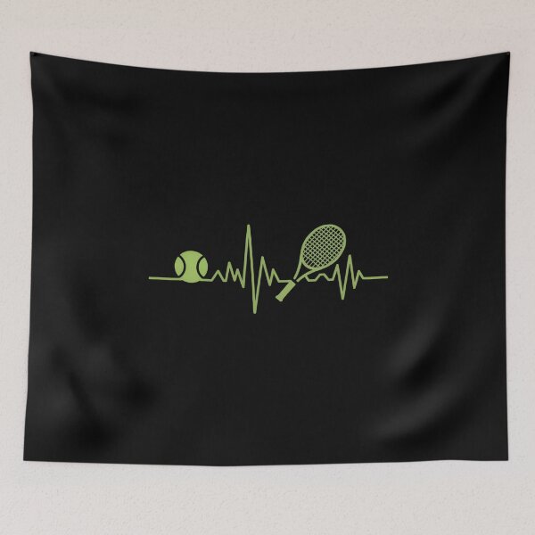 Item preview, Tennis Heartbeat EKG Pulse Racket Sport Tennis Lover designed and sold by VENOM0RIOT.