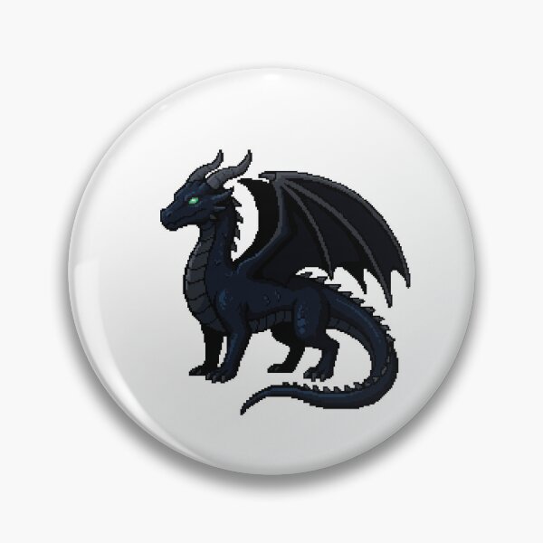 Item preview, Night Watchman: Pixel Art Dragon designed and sold by Aerianwind.