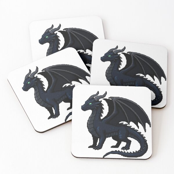 Artikelvorschau, Night Watchman: Pixel Art Dragon entworfen und verkauft von Aerianwind.