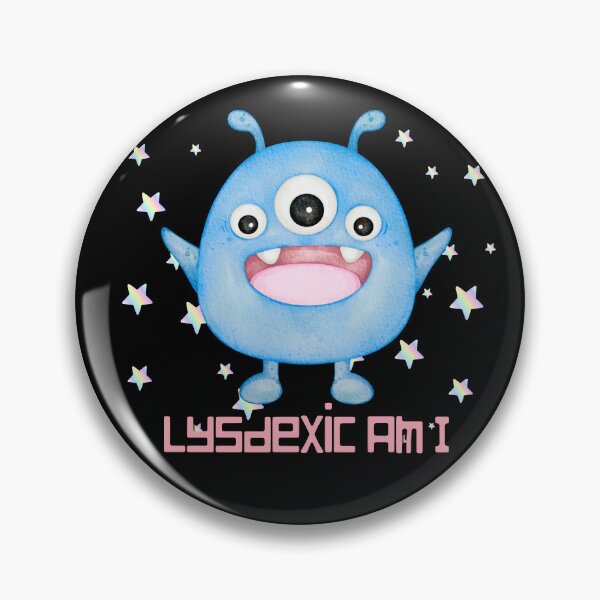 Item preview, Dyslexia Alien - "Lysdexic Am I" designed and sold by Feinsicht.