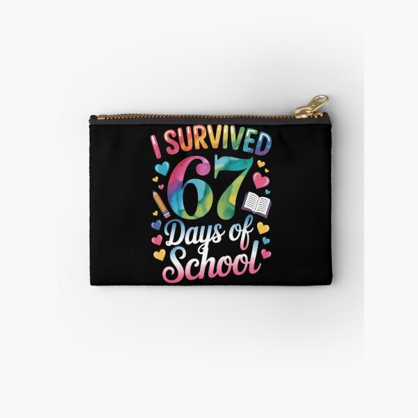 Item preview, Tie Dye I Survived 67 Days of School Six Seven 67 designed and sold by VENOM0RIOT.