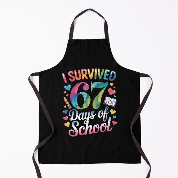 Item preview, Tie Dye I Survived 67 Days of School Six Seven 67 designed and sold by VENOM0RIOT.