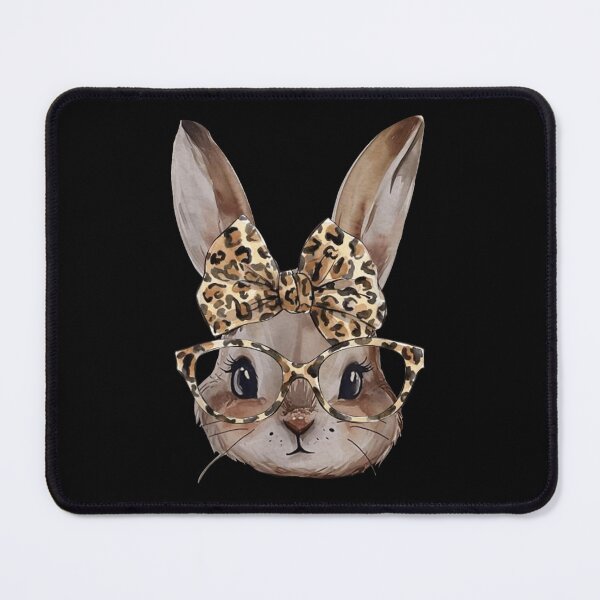 Item preview, Cute Bunny Leopard Glasses Funny Easter Animal Fashion Design designed and sold by HarinDonreka.