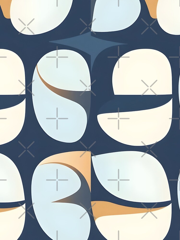Thumbnail 4 of 4, iPhone Case, Mid Century Modern Pattern designed and sold by GraphicsClub.