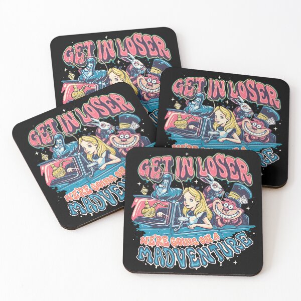 Item preview, Get In Loser We’re Going On A Mad Adventure Retro Wonderland designed and sold by ViVarRi.