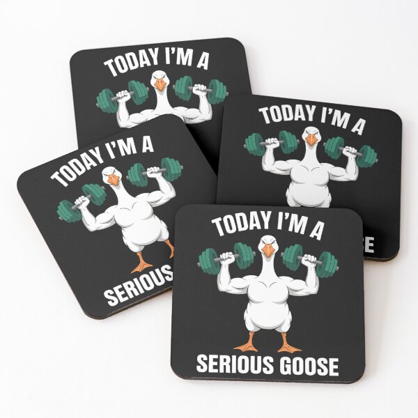 Item preview, today i'm a serious goose lifting weights gym fitness designed and sold by VENOM0RIOT.
