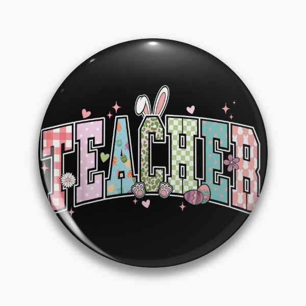 Item preview, Teacher Easter Bunny Cute Pattern Letters Spring School Design designed and sold by LittleNhutton.