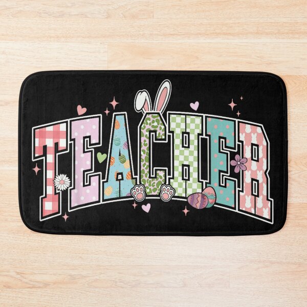 Item preview, Teacher Easter Bunny Cute Pattern Letters Spring School Design designed and sold by LittleNhutton.