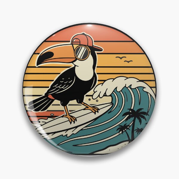 Artikelvorschau, Toucan Surf Tropic Wave Ocean Vibes entworfen und verkauft von PixelStudioBe.
