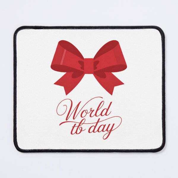 Item preview, Tuberculosis awareness red bow tie World Tuberculosis Day designed and sold by VENOM0RIOT.