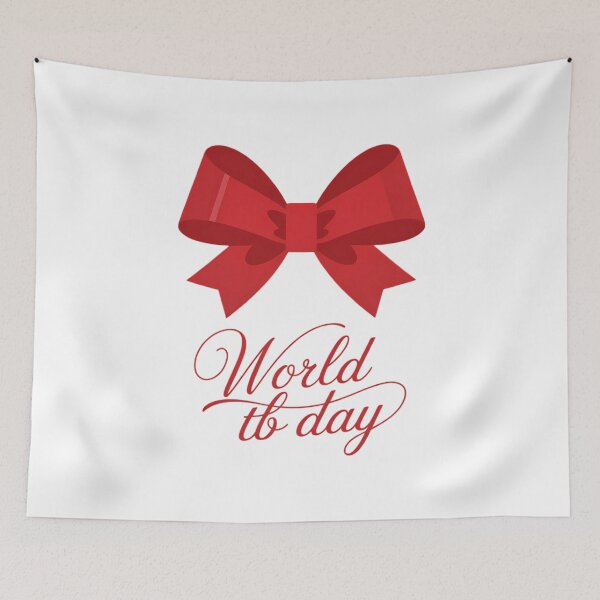 Item preview, Tuberculosis awareness red bow tie World Tuberculosis Day designed and sold by VENOM0RIOT.