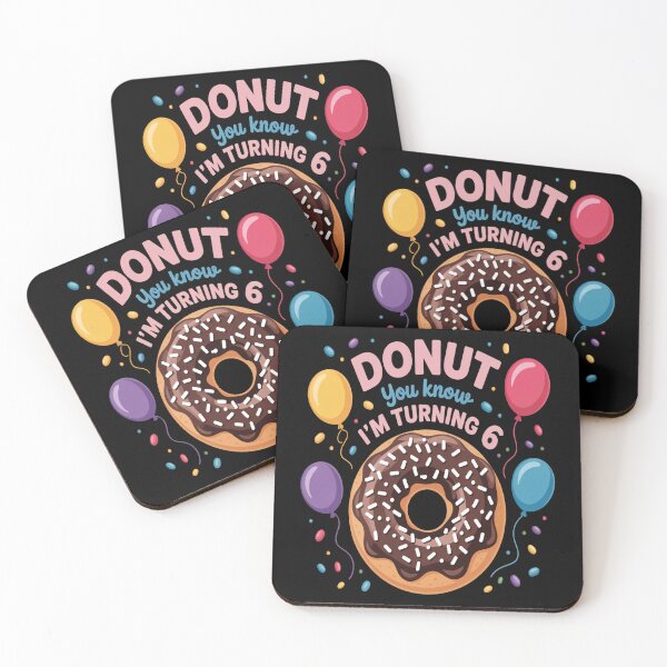Item preview, Donut You Know I_m Turning Six 6th Birthday  designed and sold by mandiana.
