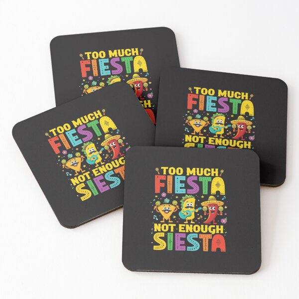 Item preview, Too Much Fiesta Not Enough Siesta Funny Cinco De Mayo Party designed and sold by kiralynstration.