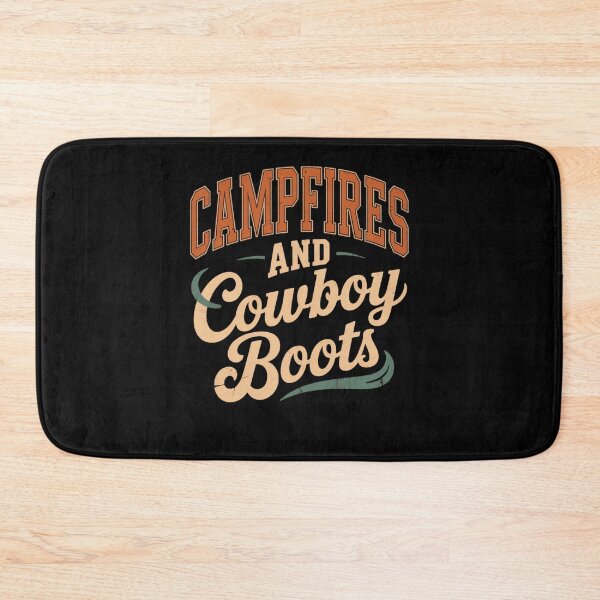 Item preview, Campfires and Cowboy Boots - Western - southern lifestyle - fall rodeo - bonfire designed and sold by JansenGS.