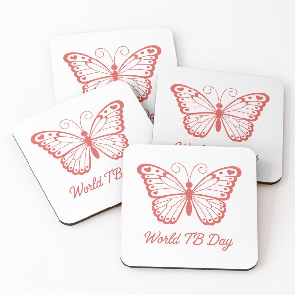 Item preview, Tuberculosis awareness red butterfly World Tuberculosis Day designed and sold by VENOM0RIOT.