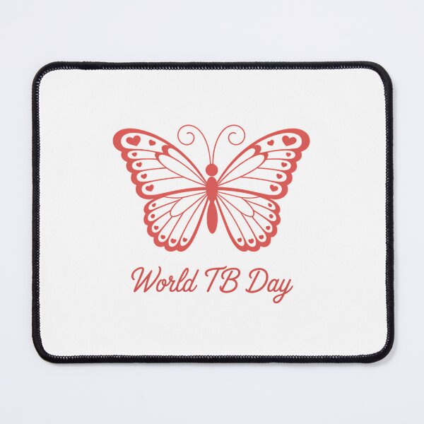 Item preview, Tuberculosis awareness red butterfly World Tuberculosis Day designed and sold by VENOM0RIOT.