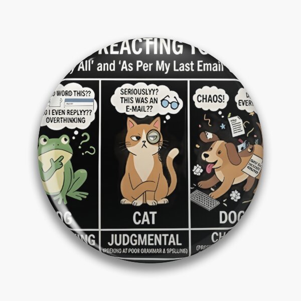 Item preview, Funny Animal Email Meme – Chaotic Office Trio Shirt designed and sold by ZyxDes.