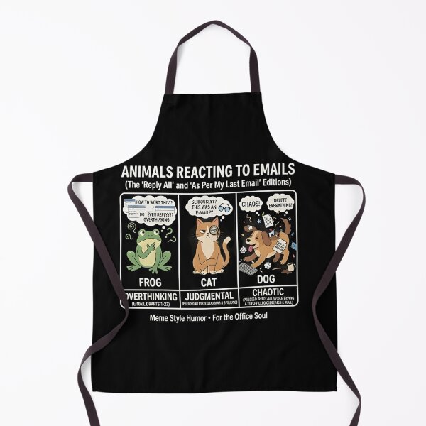 Item preview, Funny Animal Email Meme – Chaotic Office Trio Shirt designed and sold by ZyxDes.