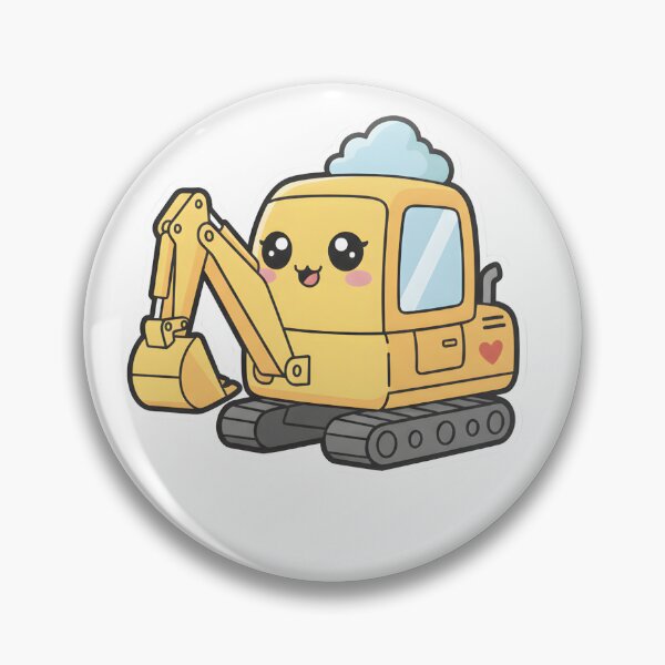 Item preview, Cute Baby Excavator Sticker designed and sold by 4AGift.