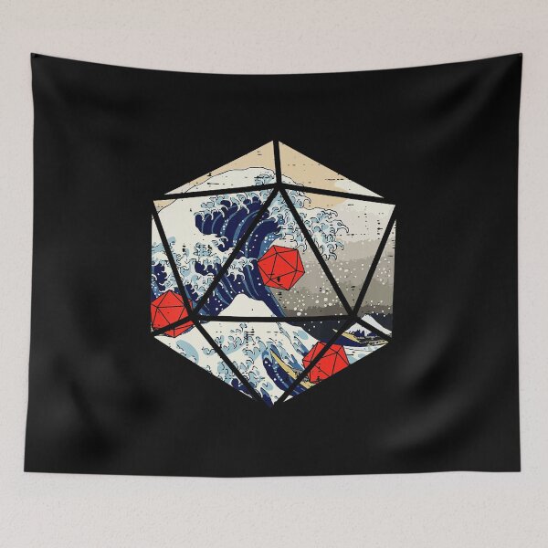 Item preview, Great Wave Dice RPG Japanese Style  designed and sold by titanlevi.