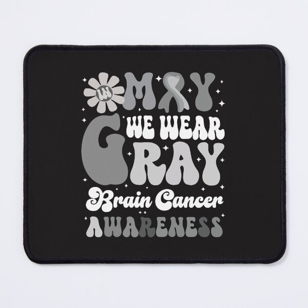 Item preview, In May We Wear Gray Brain Cancer Awareness Warrior Support designed and sold by kiralynstration.
