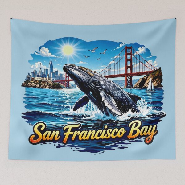 Item preview, San Francisco Bay - Gray Whale designed and sold by Myra365Art.