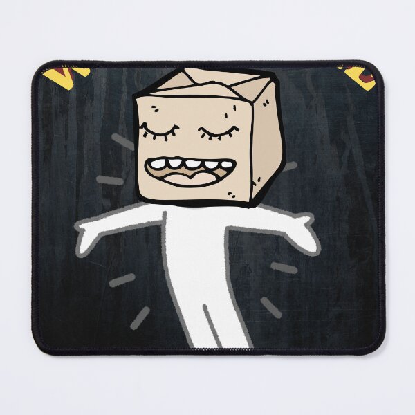 Item preview, Work Done: Happy Box Head Character Illustration designed and sold by Stoneclove.
