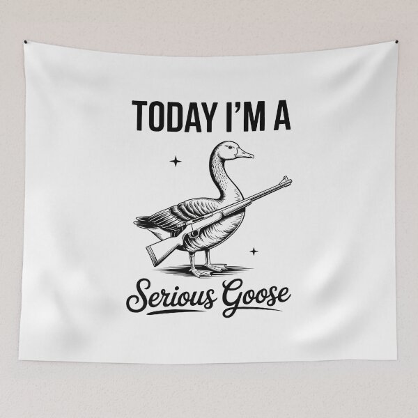 Item preview, Today I'm A Serious Goose Lovers Goose With Gun designed and sold by VENOM0RIOT.