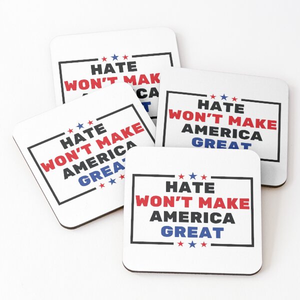 Item preview, Hate Will Not Make America Great – Anti Hate Quote | Unity & Equality Political Statement Design designed and sold by Teetreasure2.