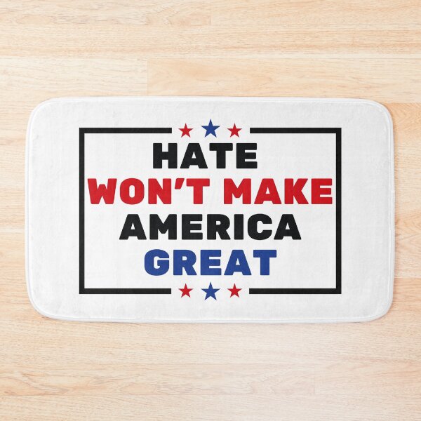 Item preview, Hate Will Not Make America Great – Anti Hate Quote | Unity & Equality Political Statement Design designed and sold by Teetreasure2.