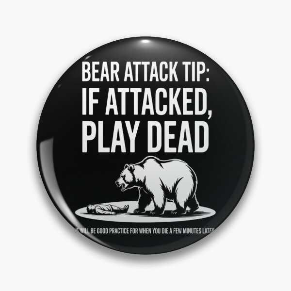 Item preview, Camping Bear Attack Tip  designed and sold by orlodrake.