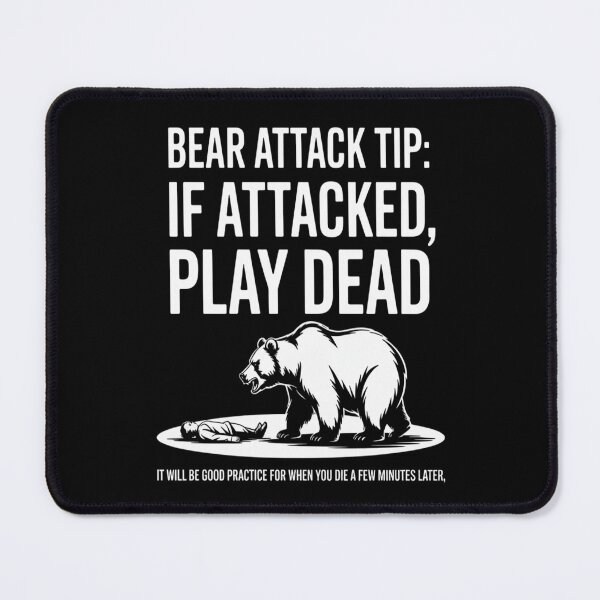 Item preview, Camping Bear Attack Tip designed and sold by orlodrake.