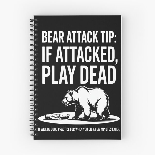 Item preview, Camping Bear Attack Tip  designed and sold by orlodrake.