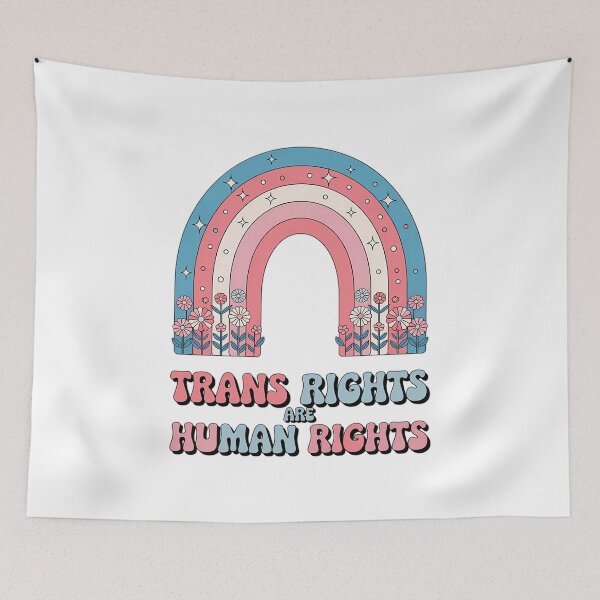 Item preview, Trans Rights Are Human Rights Conming Out Day designed and sold by VENOM0RIOT.