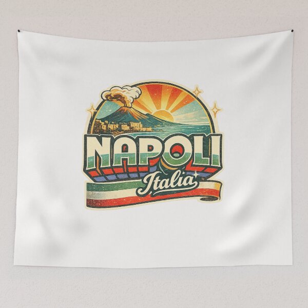 Item preview, Napoli Campania Mount Vesuvius Volcano Gulf of Naples Coastal Italy designed and sold by Places On Earth.