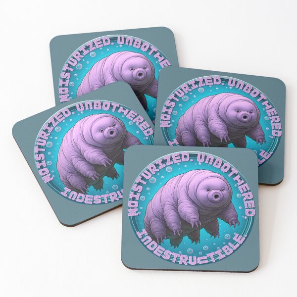 Item preview, Tardigrade resilience - "Moisturized, unbothered" designed and sold by Feinsicht.