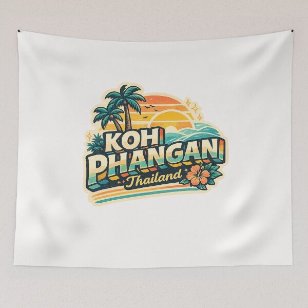 Item preview, Koh Phangan Surat Thani Gulf of Thailand Tropical Island Beach Sunset designed and sold by Places On Earth.