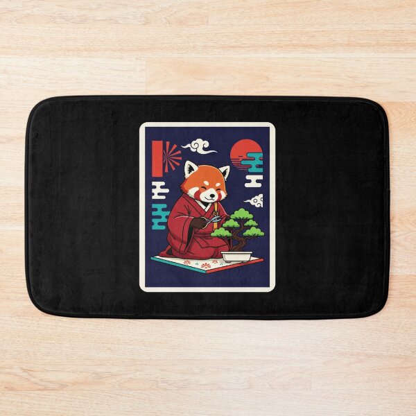 Item preview, Zen Red Panda Bonsai Japanese Style Illustration designed and sold by JordynLadukeg65.