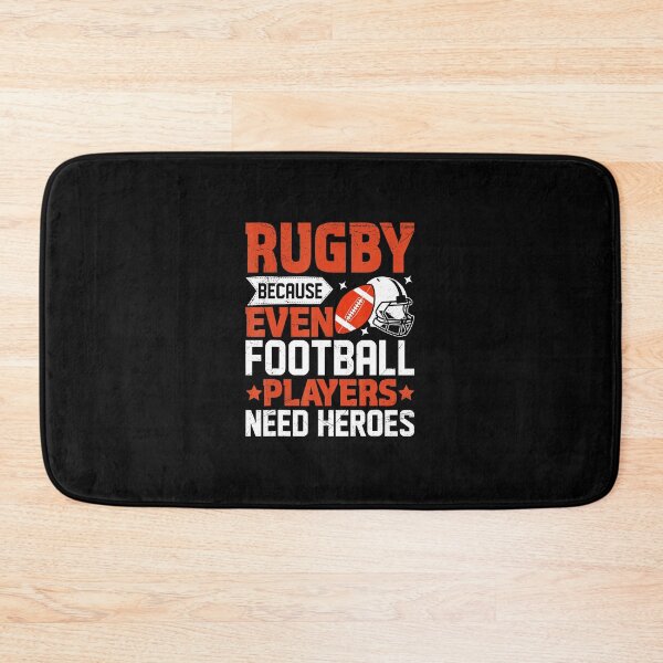 Item preview, Rugby Because Even Football Players Need Heroes Funny Sports  designed and sold by GabrieSketcham.