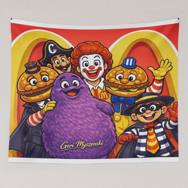 Item preview, McDonald's and Friends together for one last time designed and sold by The Art Queen Of Michigan .