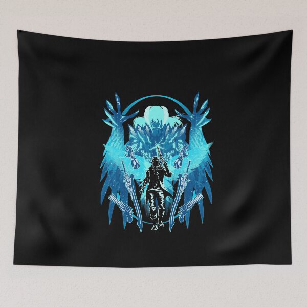 Item preview, Nero Minimal Silhouette Dark Aesthetic Devil Hunter Design designed and sold by Hypertwenty Designs.