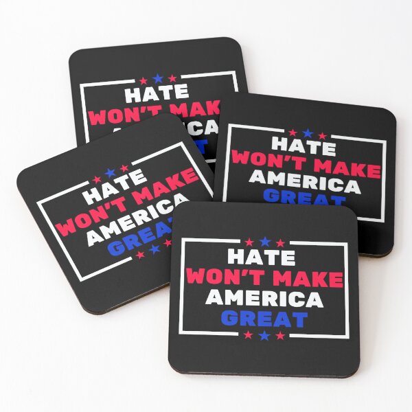Item preview, Hate Will Not Make America Great – Anti Hate Quote | Unity & Equality Political Statement Design designed and sold by Teetreasure2.
