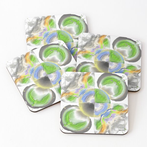 Item preview, emotional drips dark electrize 6 colorful geometric abstract design designed and sold by SmashingDeals.