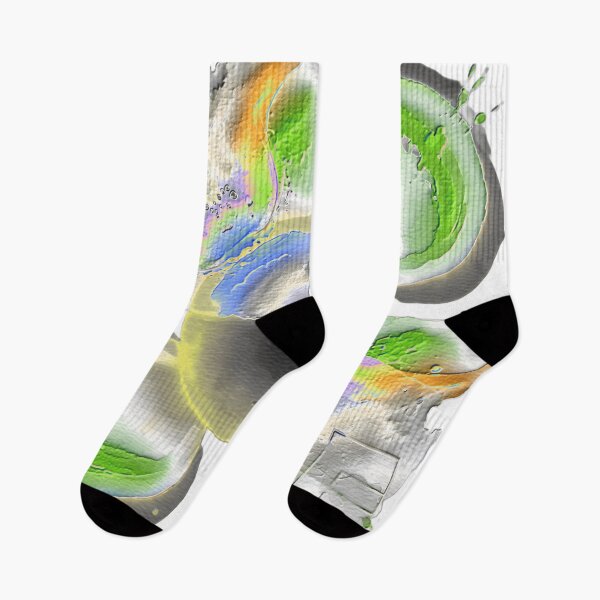 Item preview, emotional drips dark electrize 6 colorful geometric abstract design designed and sold by SmashingDeals.
