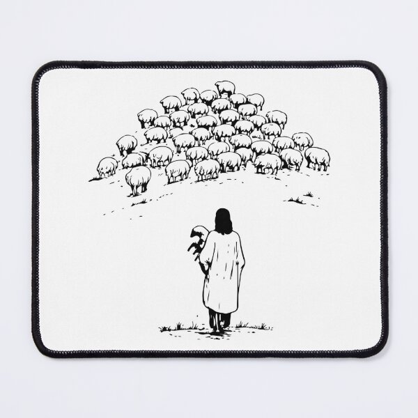 Item preview, Christian Shepherd Sheep Flock Minimal Faith Biblical Design designed and sold by kiralynstration.
