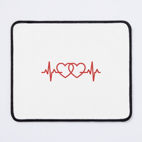 Item preview, Two Hearts, Pulse, Heartbeat, I Love You, Valentine's Day designed and sold by papertaless.