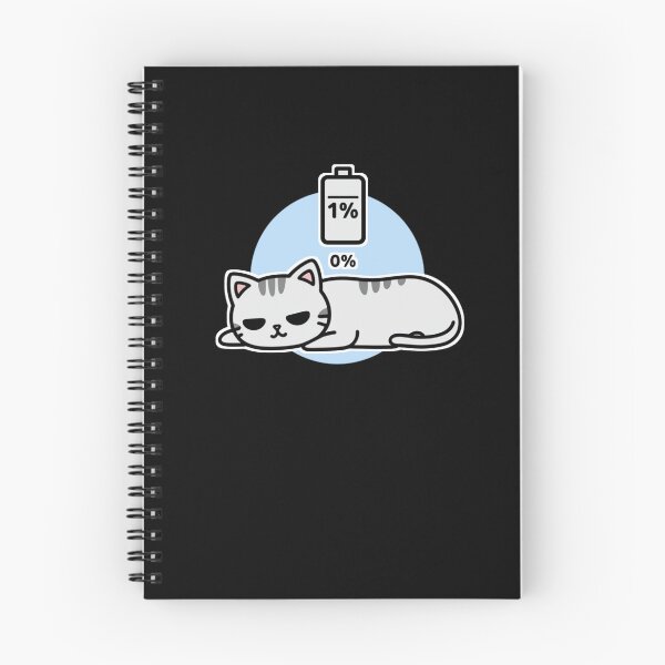 Item preview, “Low Social Battery Cat – Introvert Mood Cute Lazy Kitty” designed and sold by Migiteart.