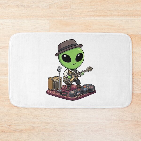 Item preview, Cute Musician Alien | Kawaii Musician Style designed and sold by fedetrev.